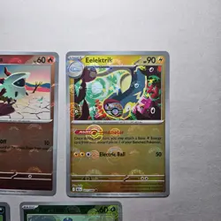 Pokemon Lot of 5 Black Bolt Pokeball Reverse Holo Cards NM - Image 3