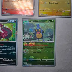 Pokemon Lot of 5 Black Bolt Pokeball Reverse Holo Cards NM - Image 4