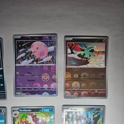 Pokemon Lot of 8 Black Bolt Pokeball Reverse Holo Cards NM - Image 3