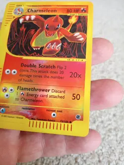 Pokemon Card - Charmeleon 073/165 Expedition Base Set Reverse Holo - LP - Image 3