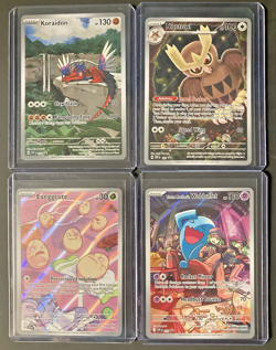Pokemon Team Rocket Wobuffet Promo Lot Scarlet and Violet Destined 4 Card IR Lot - Image 1