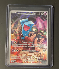 Pokemon Team Rocket Wobuffet Promo Lot Scarlet and Violet Destined 4 Card IR Lot - Image 4