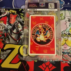 1996 Pokemon Red Version Playing Cards Joker Gym Leaders PSA 9 - Image 2