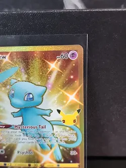 Pokemon Mew Holo Rare TCG Gold Card Celebrations 25th Anniversary 025/025 - Image 4