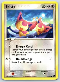 Skitty - EX Sandstorm 79/100 Kagemaru Himeno Pokemon Card MP - Image 1