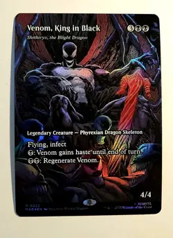 Magic The Gathering Spider-Man Venom King In Black Mythic Full Art Foil NM - Image 1