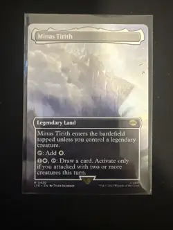 Minas Tirith (0420) (Borderless) #420 (NM) Lord of the Rings LTR Magic MTG - Image 1