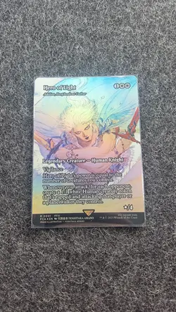 MTG HERO OF LIGHT ADELINE RESPLENDENT CATHAR (FOIL) R1 SHOWCASE THROUGH THE AGES - Image 1