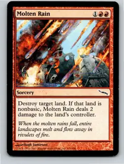 Magic the Gathering Molten Rain Mirrodin MTG Free Shipping! - Image 1