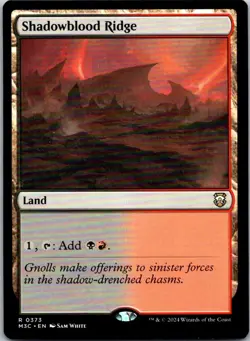 Magic the Gathering Shadowblood Ridge Modern Horizons 3 Commander MTG Free Ship! - Image 1