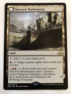 MTG Eldritch Moon Hanweir Battlements 204/205 LP Rare - Image 1