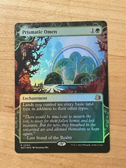 MTG NM Prismatic Omen Foil [Wilds of Eldraine Enchanting Tales] - Image 1