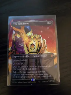 The Soul Stone (Borderless) Marvel's Spider-Man Foil NEAR MINT - Image 1