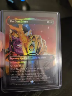 The Soul Stone (Borderless) Marvel's Spider-Man Foil NEAR MINT - Image 2