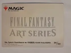Magic: The Gathering FF Art Series Sin, Spira's Punishment (Gold Stamp) 36/53 - Image 2