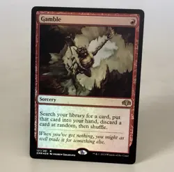 MTG Gamble - Foil - DMR NM - Image 1