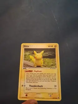 Pokemon TCG Ditto EX Delta Species Card 63/113 Pikachu Regular - Image 3