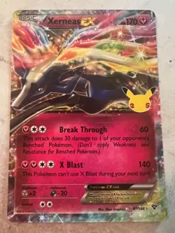Xerneas EX 97/146 Celebrations: Classic Collection Holo Pokemon TCG NM - Image 1