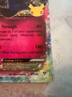 Xerneas EX 97/146 Celebrations: Classic Collection Holo Pokemon TCG NM - Image 4
