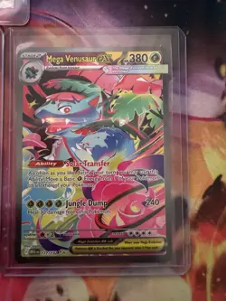 Pokemon Card Mega Venusaur SAR, Bulbasaur, Ivysaur IR set 087/063 ME01 - Image 3
