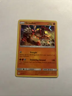 Groudon (113/236) Cracked Ice Holo - 2019 Pokemon TCG Cosmic Eclipse - Image 1