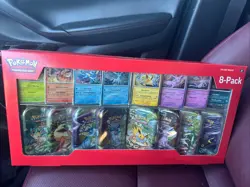 Pokemon TCG Prismatic Evolutions 8 Mini-Tin Bundle w/ Promos (Costco) Brand New - Image 1