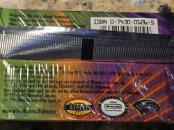2000 Pokemon GYM CHALLENGE Giovanni Art Booster Pack Factory Sealed - Image 4