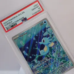 Pokemon TCG - Horsea 067/064 Shrouded Fable Illustration Rare - PSA 10 GEM MT - Image 1