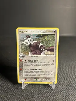 Pokemon TCG Aggron 2/92 Legend Maker Reverse Holo HP - Image 1
