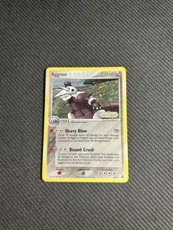 Pokemon TCG Aggron 2/92 Legend Maker Reverse Holo HP - Image 3