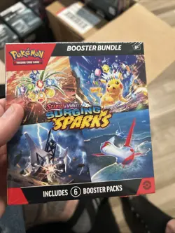 Pokemon TCG Surging Sparks Booster Bundle (6 Packs) Factory Sealed! - Image 1