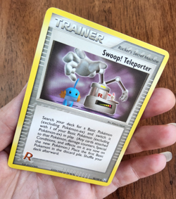 Pokemon TCG Swoop! Teleporter EX Team Rocket Returns 92/109 uncommon 2004 NM - Image 3