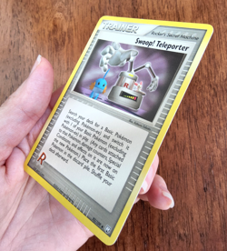 Pokemon TCG Swoop! Teleporter EX Team Rocket Returns 92/109 uncommon 2004 NM - Image 4