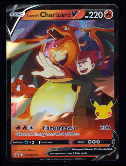 Pokemon TCG: Sword & Shield - Lance's Charizard V SWSH133 SWSH Promo NM 2 - Image 1