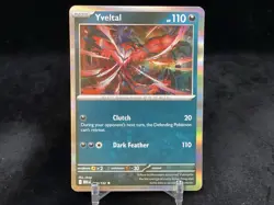 YVELTAL 088/132 HOLO RARE POKEMON TCG: MEGA EVOLUTION BASE SET NM - Image 1