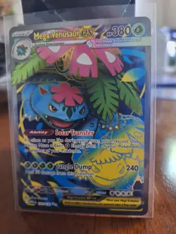 Pokemon Mega Evolution Mega Venusaur ex Full Art #155 Near Mint-English - Image 1