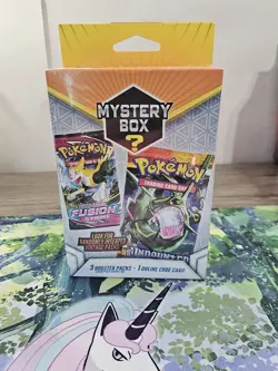 2022 Pokemon Mystery Hanger Box-3 Booster Packs Brand New Factory Sealed 728192536908 - Image 1