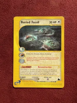 POKEMON TCG SKYRIDGE BURIED FOSSIL 47/144 COMMON NM - Image 1