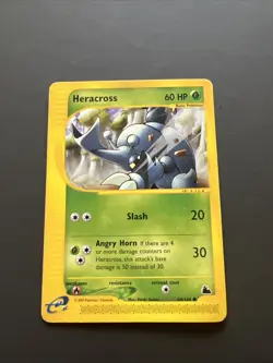 Heracross - 64/144 - Common NM/LP Pokemon G2 - Skyridge - Image 1