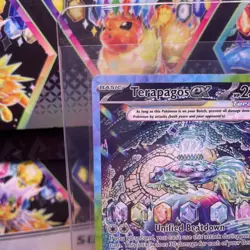 Terapagos EX 170/142 Special Illustration Rare Pokemon Steller Crown SIR - Image 3