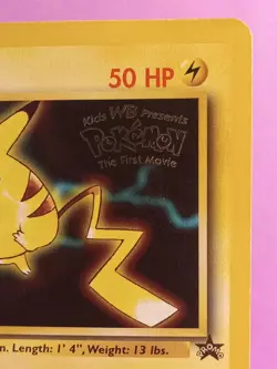 Pokemon TCG Pikachu Movie Promo Wizards WoTC Black Star Promos 4 Lightly Played - Image 4