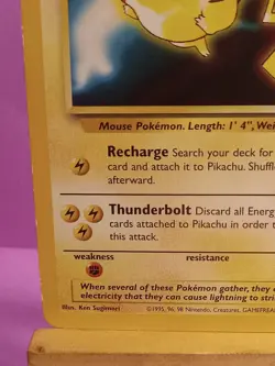 Pokemon TCG Pikachu Movie Promo Wizards WoTC Black Star Promos 4 Lightly Played - Image 5