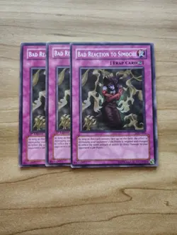 Yu-Gi-Oh! - Bad Reaction To Simochi 3X - Full Playset - Image 1
