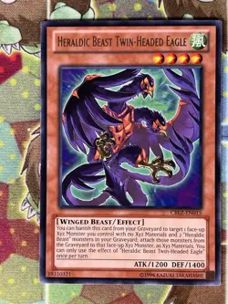 Yugioh Heraldic Beast Twin-Headed Eagle CBLZ-EN015 Single - Image 1