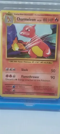 TCG 6.5 CHARMELON #10 2016 POKEMON XY EVOLUTIONS Graded Trading Card Game Slab - Image 2