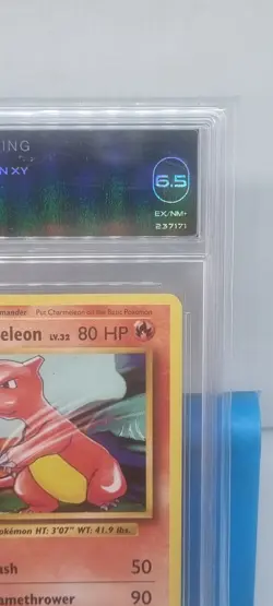TCG 6.5 CHARMELON #10 2016 POKEMON XY EVOLUTIONS Graded Trading Card Game Slab - Image 4