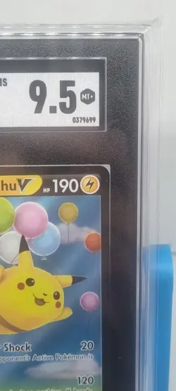 2021 Pokemon Celebrations 006/025 Flying Pikachu V HOLO Card SGC 9.5 Mint+ Rare - Image 4