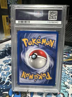 Pokemon BOOTY SWIRL 2000 Birthday Pikachu Black Star 24 Holo Card PSA 9 Mint - Image 2