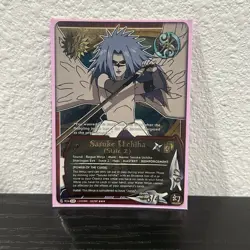 Sasuke Uchiha (State 2) N 934 Super Rare Foil Naruto CCG Card - Image 5