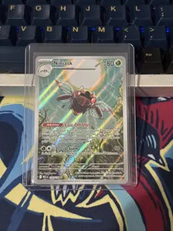 Ninjask 137/132 Pokemon Card Illustration Rare Mega Evolutions - Image 1